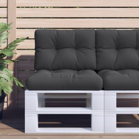 Cojín para sofá de palets de tela negro 50x40x12 cm de , Cojines para sillas y sofás - Ref: Foro24-360542, Precio: 25,99 €, D...