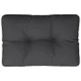 Cojín para sofá de palets de tela negro 50x40x12 cm de , Cojines para sillas y sofás - Ref: Foro24-360542, Precio: 24,38 €, D...