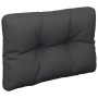 Cojín para sofá de palets de tela negro 50x40x12 cm de , Cojines para sillas y sofás - Ref: Foro24-360542, Precio: 25,99 €, D...