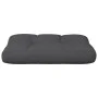 Cojín para sofá de palets de tela negro 50x40x12 cm de , Cojines para sillas y sofás - Ref: Foro24-360542, Precio: 24,38 €, D...