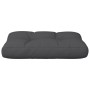 Cojín para sofá de palets de tela negro 50x40x12 cm de , Cojines para sillas y sofás - Ref: Foro24-360542, Precio: 25,99 €, D...