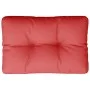 Cojín para sofá de palets de tela rojo 60x40x12 cm de , Cojines para sillas y sofás - Ref: Foro24-360563, Precio: 18,79 €, De...