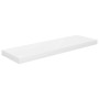 Estante flotante de pared 2 uds MDF blanco brillo 80x23,5x3,8cm en Estanterías | Comprar online en Foru.es