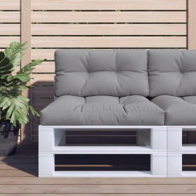 Cojín para sofá de palets tela gris 70x40x12 cm de , Cojines para sillas y sofás - Ref: Foro24-360580, Precio: 28,63 €, Descu...