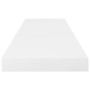 Estante flotante de pared 2 uds MDF blanco brillo 80x23,5x3,8cm en Estanterías | Comprar online en Foru.es