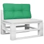 Cojín para sofá de palets tela verde 80x40x12 cm de , Cojines para sillas y sofás - Ref: Foro24-360606, Precio: 22,69 €, Desc...