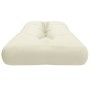 Cojín para sofá de palets tela crema 120x40x12 cm de , Cojines para sillas y sofás - Ref: Foro24-360625, Precio: 39,86 €, Des...