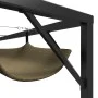Cenador de jardín con techo retráctil gris taupe 3x3m 180 g/m² de vidaXL, Carpas y cenadores - Ref: Foro24-312220, Precio: 27...