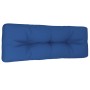 Cojín para sofá de palets de tela azul 120x40x12 cm de , Cojines para sillas y sofás - Ref: Foro24-360633, Precio: 34,64 €, D...
