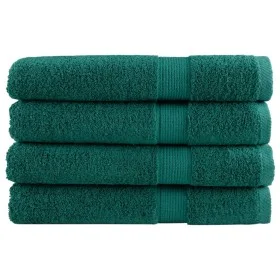 Toallas premium 4 uds 100% algodón verde 100x200 cm 600 gsm de , Toallas - Ref: Foro24-137342, Precio: 109,98 €, Descuento: %