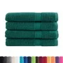 Toallas premium 4 uds 100% algodón verde 100x200 cm 600 gsm de , Toallas - Ref: Foro24-137342, Precio: 109,98 €, Descuento: %