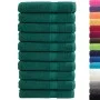 Toallas de sauna 10 uds 100% algodón verde 80x200 cm 600 gsm de , Toallas - Ref: Foro24-137340, Precio: 178,97 €, Descuento: %