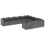 Set de sofás de jardín y cojines 10 pzas ratán sintético gris de , Conjuntos de jardín - Ref: Foro24-3308330, Precio: 687,63 ...