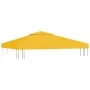 Toldo de cenador 2 niveles 310 g/m² 3x3 m amarillo de vidaXL, Cubiertas para carpas y cenadores - Ref: Foro24-312073, Precio:...
