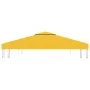 Toldo de cenador 2 niveles 310 g/m² 3x3 m amarillo de vidaXL, Cubiertas para carpas y cenadores - Ref: Foro24-312073, Precio:...