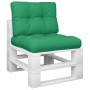 Cojines para palets 2 unidades tela verde de , Cojines para sillas y sofás - Ref: Foro24-360650, Precio: 41,52 €, Descuento: %