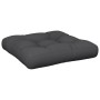 Cojines para palets 2 unidades tela negro de , Cojines para sillas y sofás - Ref: Foro24-360652, Precio: 43,87 €, Descuento: %