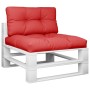 Cojines para palets 2 unidades tela rojo de , Cojines para sillas y sofás - Ref: Foro24-360717, Precio: 43,32 €, Descuento: %