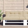 Cojines para palets 2 unidades tela beige de , Cojines para sillas y sofás - Ref: Foro24-360736, Precio: 134,88 €, Descuento: %