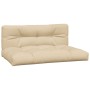 Cojines para palets 2 unidades tela beige de , Cojines para sillas y sofás - Ref: Foro24-360736, Precio: 134,88 €, Descuento: %