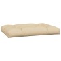 Cojines para palets 2 unidades tela beige de , Cojines para sillas y sofás - Ref: Foro24-360736, Precio: 134,88 €, Descuento: %