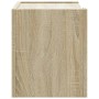 Mesita de noche de pared color roble ahumado 45x30x35 cm de , Mesitas de noche - Ref: Foro24-848315, Precio: 39,13 €, Descuen...
