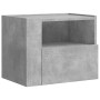 Mesitas de noche de pared 2 unidades gris hormigón 45x30x35 cm de , Mesitas de noche - Ref: Foro24-848317, Precio: 39,53 €, D...
