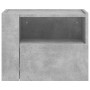 Mesitas de noche de pared 2 unidades gris hormigón 45x30x35 cm de , Mesitas de noche - Ref: Foro24-848317, Precio: 39,53 €, D...