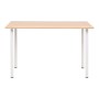 Mesa de comedor 120x60x73 cm color roble y blanco en Mesas de comedor | Comprar online en Foru.es