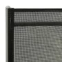 Black and silver textilene and aluminum folding lounger by vidaXL, Loungers - Ref: Foro24-312191, Price: 99,17 €, Discount: %