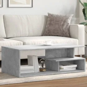 Mitteltisch aus grauem Beton-Ingenieurholz 102x55x35 cm von , Couchtisch - Ref: Foro24-848013, Preis: 69,93 €, Rabatt: %