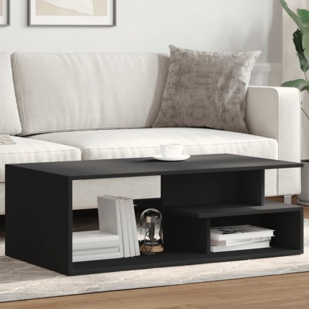 Mesa de centro madera de ingeniería negro 102x55x35 cm de , Mesas de centro - Ref: Foro24-848011, Precio: 72,96 €, Descuento: %