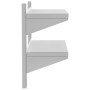 Estante de pared acero inoxidable plateado 75x30x60 cm de , Estantes y estanterías - Ref: Foro24-30313, Precio: 55,15 €, Desc...