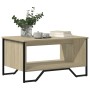 Mesa de centro madera de ingeniería roble Sonoma 75x51x40 cm de , Mesas de centro - Ref: Foro24-848485, Precio: 50,59 €, Desc...