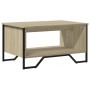 Mesa de centro madera de ingeniería roble Sonoma 75x51x40 cm de , Mesas de centro - Ref: Foro24-848485, Precio: 50,59 €, Desc...