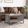 Mesa de centro madera contrachapada gris Sonoma 75x51x40 cm de , Mesas de centro - Ref: Foro24-848487, Precio: 45,82 €, Descu...
