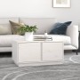 Mesa de centro madera maciza de pino blanco 80x50x40 cm de vidaXL, Mesas de centro - Ref: Foro24-814420, Precio: 73,22 €, Des...