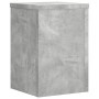 Soportes de plantas 2 uds madera gris hormigón 25x25x35 cm de , Soportes para macetas - Ref: Foro24-852909, Precio: 35,45 €, ...