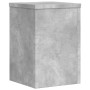 Soportes de plantas 2 uds madera gris hormigón 25x25x35 cm de , Soportes para macetas - Ref: Foro24-852909, Precio: 35,45 €, ...