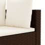 Set de sofás de jardín 4 pzas y cojines ratán sintético marrón de , Conjuntos de jardín - Ref: Foro24-3308457, Precio: 275,59...
