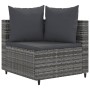 Set de sofás de jardín 7 pzas con cojines ratán sintético gris de , Conjuntos de jardín - Ref: Foro24-3308434, Precio: 462,70...