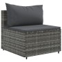 Set de sofás de jardín 7 pzas con cojines ratán sintético gris de , Conjuntos de jardín - Ref: Foro24-3308434, Precio: 462,70...