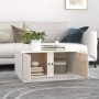 Mesa de centro madera maciza de pino blanco 80x50x40 cm de vidaXL, Mesas de centro - Ref: Foro24-814420, Precio: 73,22 €, Des...