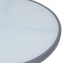 Mesa de jardín acero y vidrio gris claro 80 cm de vidaXL, Mesas de jardín - Ref: Foro24-312215, Precio: 100,16 €, Descuento: %