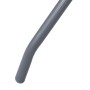 Mesa de jardín acero y vidrio gris claro 80 cm de vidaXL, Mesas de jardín - Ref: Foro24-312215, Precio: 100,16 €, Descuento: %
