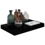 Estante flotante de pared negro brillante MDF 40x23x3,8 cm en Estanterías | Comprar online en Foru.es
