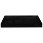Estante flotante de pared negro brillante MDF 40x23x3,8 cm en Estanterías | Comprar online en Foru.es