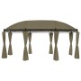 Cenador con cortinas gris taupe 180g/m² 520x349x255 cm de vidaXL, Carpas y cenadores - Ref: Foro24-312231, Precio: 409,43 €, ...