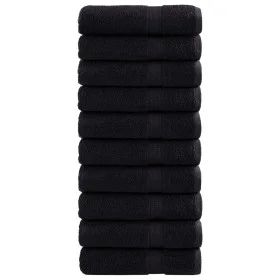 Toallas de baño 10 uds 100% algodón verde 100x150 cm 600 gsm de , Toallas - Ref: Foro24-137433, Precio: 169,63 €, Descuento: %