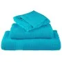 Toallas de sauna 4 uds 100% algodón turquesa 80x200 cm 600 gsm de , Toallas - Ref: Foro24-137459, Precio: 75,37 €, Descuento: %